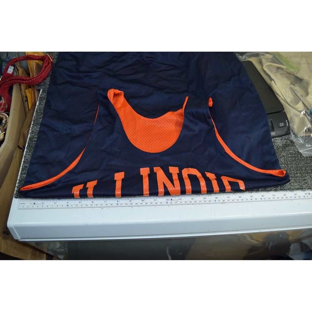 Vintage 80's Illinois Fighting Illini TEAM ISSUED Basketball Champion Tank Top - Picture 6 of 11